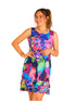 RUFFLE BOTTOM DRESS WITH SIDE SEAM POCKETS - D2099